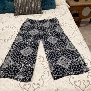 Loft Wide Leg Pants.  Size Large